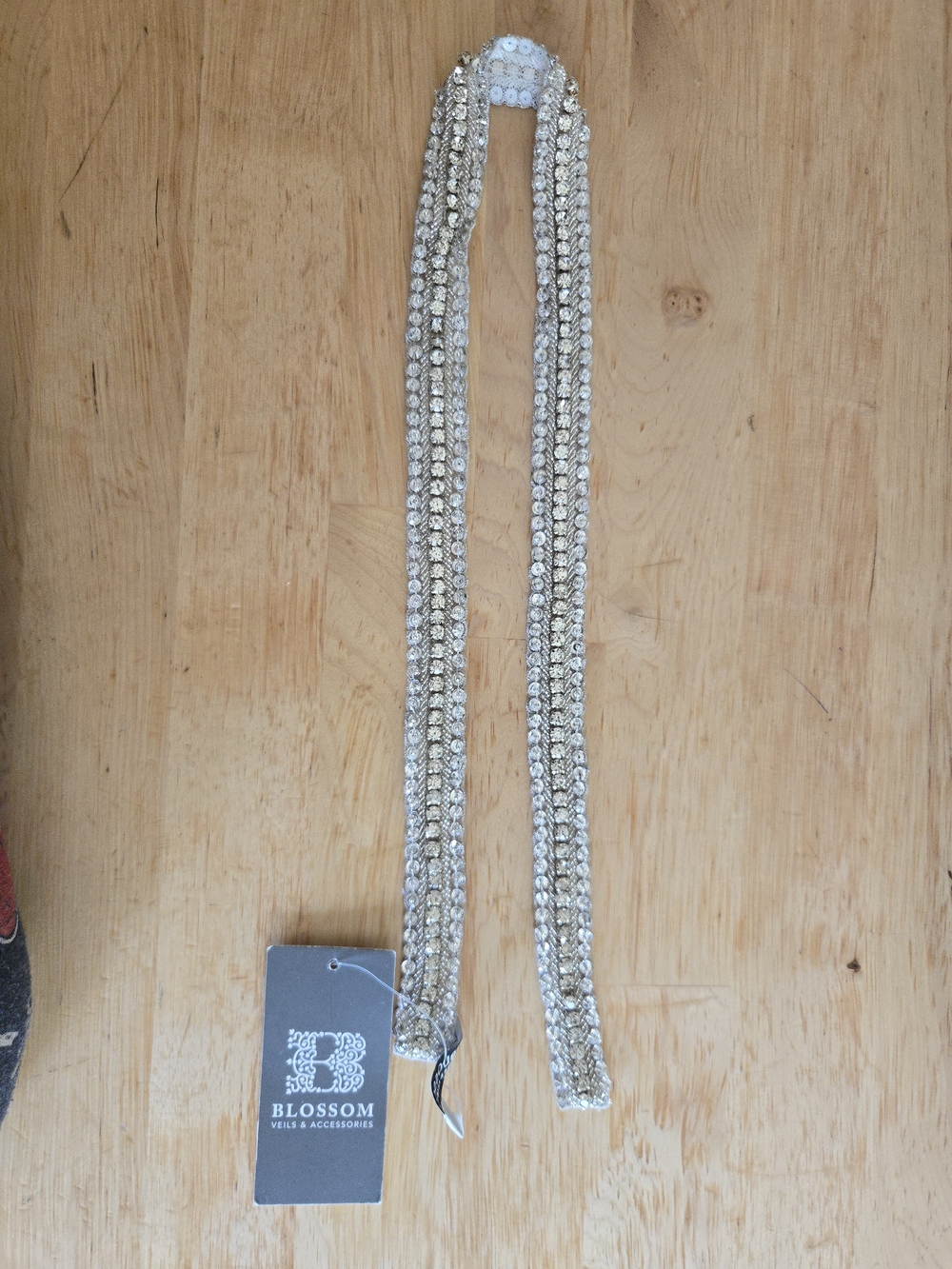 Silver Rhinestone Belt